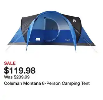 Dick's Sporting Goods Coleman Montana 8-Person Camping Tent offer