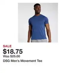 Dick's Sporting Goods DSG Men's Movement Tee offer