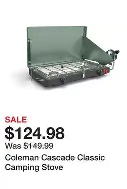 Dick's Sporting Goods Coleman Cascade Classic Camping Stove offer