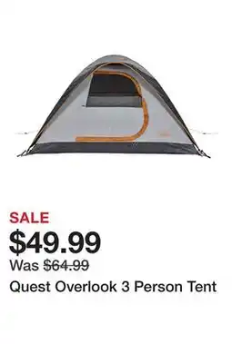 Dick's Sporting Goods Quest Overlook 3 Person Tent offer