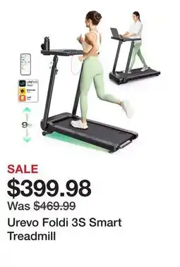 Dick's Sporting Goods Urevo Foldi 3S Smart Treadmill offer
