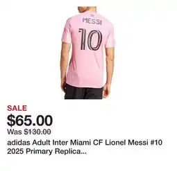 Dick's Sporting Goods adidas Adult Inter Miami CF Lionel Messi #10 2025 Primary Replica Euforia Jersey offer