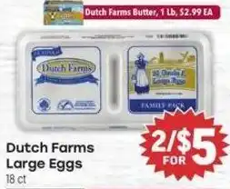 Tony’s Fresh Market Dutch Farms Large Eggs offer
