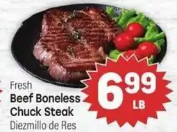 Tony’s Fresh Market Fresh Beef Boneless Chuck Steak offer