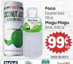 Tony’s Fresh Market Foco Coconut Juice offer