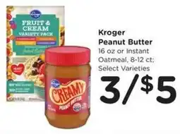Kroger Kroger peanut butter offer