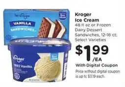 Kroger Kroger ice cream offer