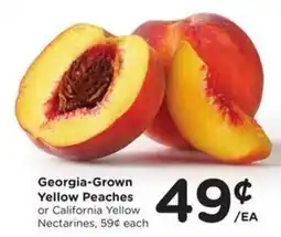 Kroger Georgia-Grown Yellow Peaches or California Yellow Nectarines offer