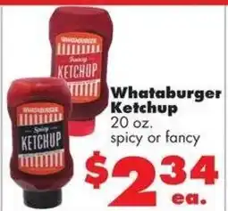 Joe V's Smart Shop Whataburger Ketchup offer