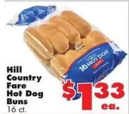 Joe V's Smart Shop Hill Country Fare Hot Dog Buns offer