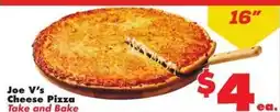 Joe V's Smart Shop Joe V's Cheese Pizza offer