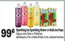 Food City Sparkling Ice Sparkling Water or Bolis Ice Pops offer