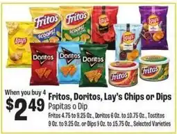 Food City Fritos, Doritos, Lay's Chips or Dips offer
