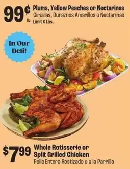 Food City Whole Rotisserie or Split Grilled Chicken offer