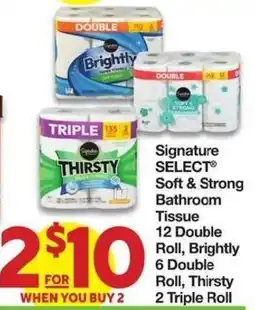 Market Street Signature Select Soft & Strong Bathroom Tissue offer