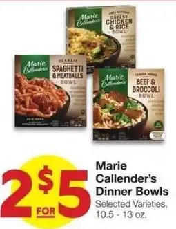 Market Street Marie Callender's Dinner Bowls offer