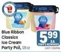 Tony’s Fresh Market Blue Ribbon Classics Ice Cream Party Pail offer