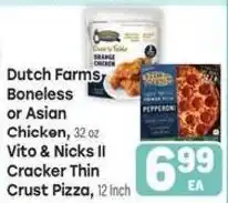 Tony’s Fresh Market Dutch Farms Boneless or Asian Chicken offer