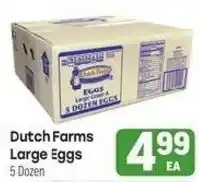 Tony’s Fresh Market Dutch Farms Large Eggs offer