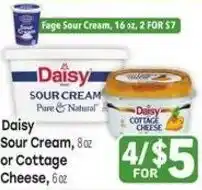 Tony’s Fresh Market Daisy Sour Cream or Cottage Cheese offer