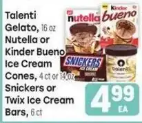 Tony’s Fresh Market Talenti Gelato offer