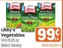 Tony’s Fresh Market Libby's Vegetables offer