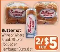 Tony’s Fresh Market Butternut White or Wheat Bread offer