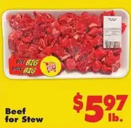 Joe V's Smart Shop Beef for Stew offer