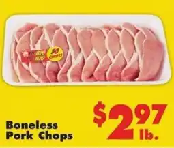 Joe V's Smart Shop Boneless Pork Chops offer
