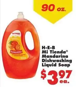 Joe V's Smart Shop H-E-B Mi Tienda Mandarina Dishwashing Liquid Soap offer