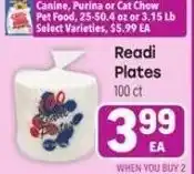 Tony’s Fresh Market Readi Plates offer