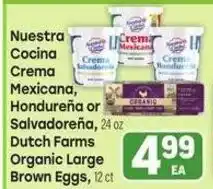 Tony’s Fresh Market Dutch Farms Organic Large Brown Eggs offer