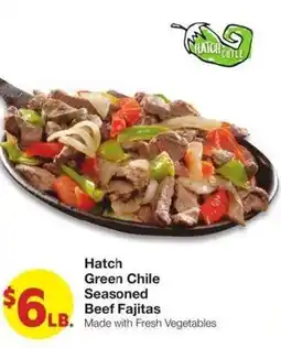 Market Street Hatch Green Chile Seasoned Beef Fajitas offer
