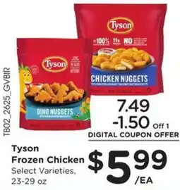 Kroger Tyson Frozen Chicken offer