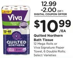 Kroger Quilted Northern Bath Tissue offer