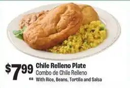 Food City Chile Relleno Plate offer