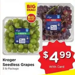 Fry's Kroger seedless grapes offer