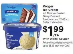 Fry's Kroger ice cream offer