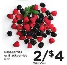 Fry's Raspberries or Blackberries offer