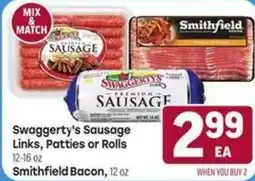 Tony’s Fresh Market Swaggerty's Sausage Links, Patties or Rolls offer