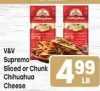 Tony’s Fresh Market V&V Supreme Chihuahua Cheese offer