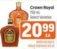Tony’s Fresh Market Crown Royal offer