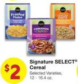Market Street Signature Select Cereal offer