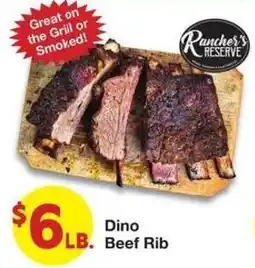 Market Street Rancher's Reserve Dino Beef Rib offer