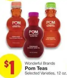 Market Street Wonderful Brands Pom Teas offer