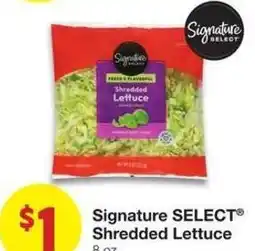Market Street Signature SELECT Shredded Lettuce offer
