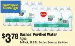Food City Bashas' Purified Water offer