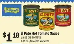 Food City El Pato Hot Tomato Sauce offer