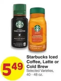 Market Street Starbucks Iced Coffee, Latte or Cold Brew offer