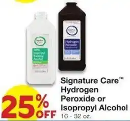Market Street Signature Care Hydrogen Peroxide or Isopropyl Alcohol offer